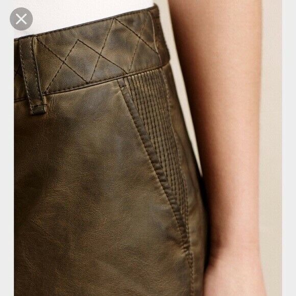 Anthropologie Pilcro and the Leatherpress faux leather shorts - Picture 4 of 7
